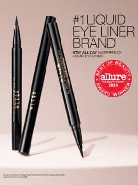 Unopened Mini Stila Black Waterproof Liquid Eyeliner Pen (Size 0.25 ml)